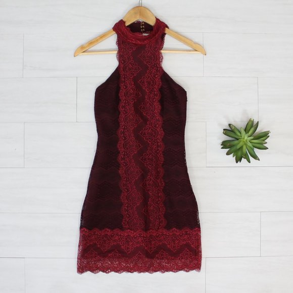 Free People Natasha Lace Mini Dress - Picture 2 of 9